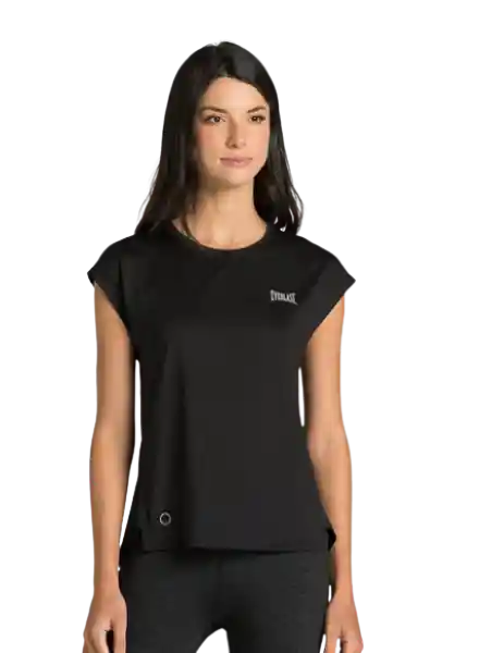 Everlast Camiseta Manga Corta Mujer Negro Talla M