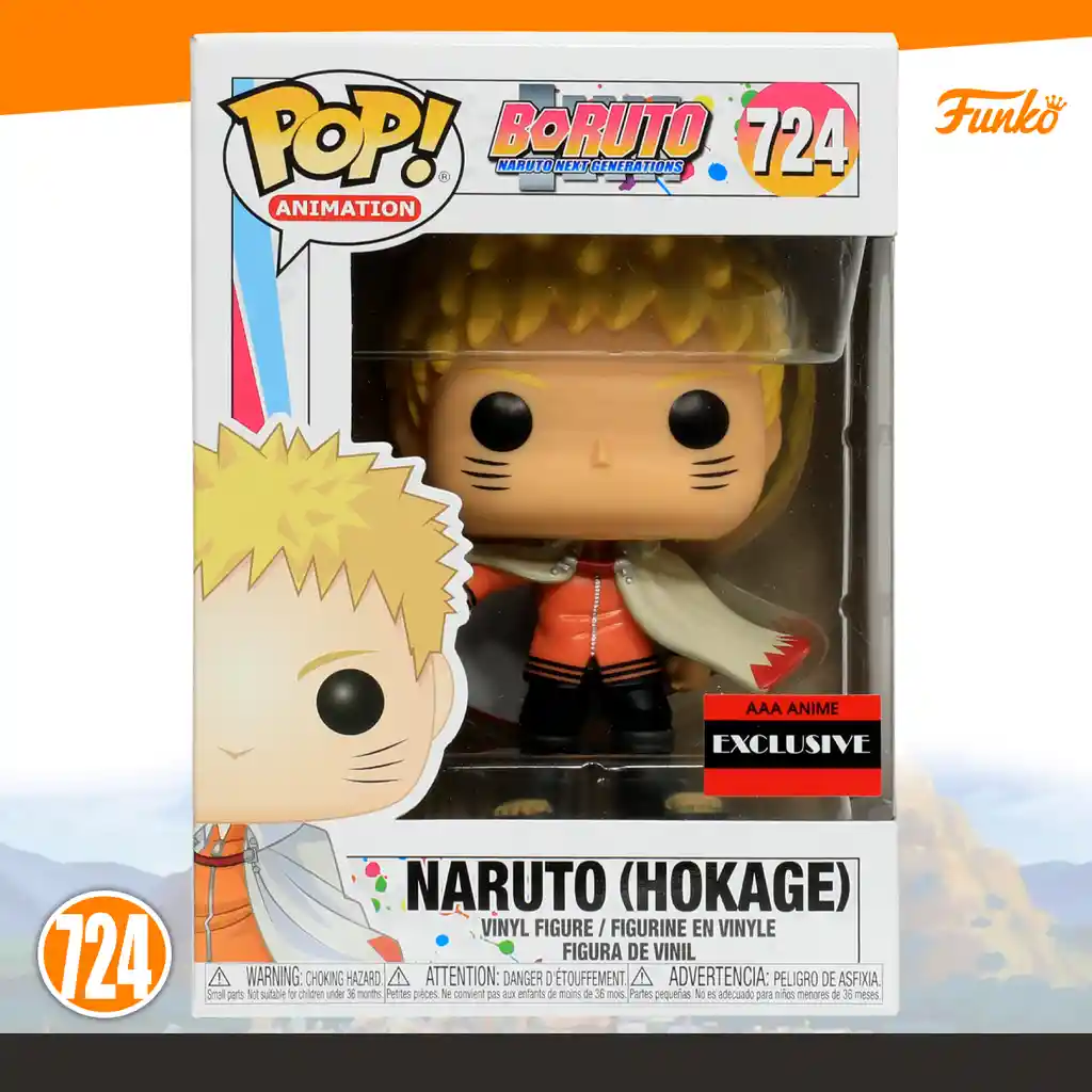 Funko Pop Animation Boruto - Naruto Hokage Exclusivo Aaa