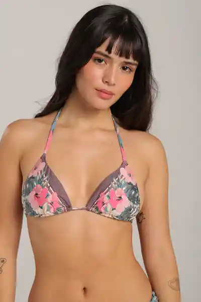 Top Venice Estela Placed Mujer Talla M Oneill