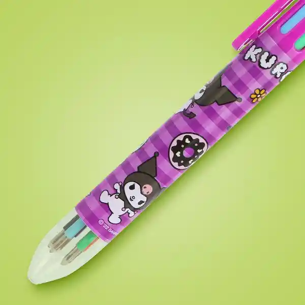 Esfero Kuromi Sanrio 6 Colores Miniso