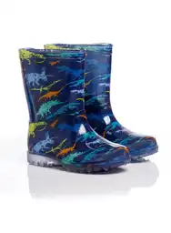 Botas Para Niño Pvc Azul Oscuro Talla 30 People