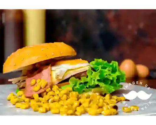 Combo Burger Campesina + Papas + Gaseosa