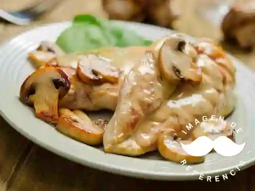 Pollo con Champiñones