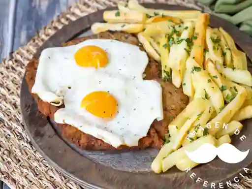 Milanesa a Caballo