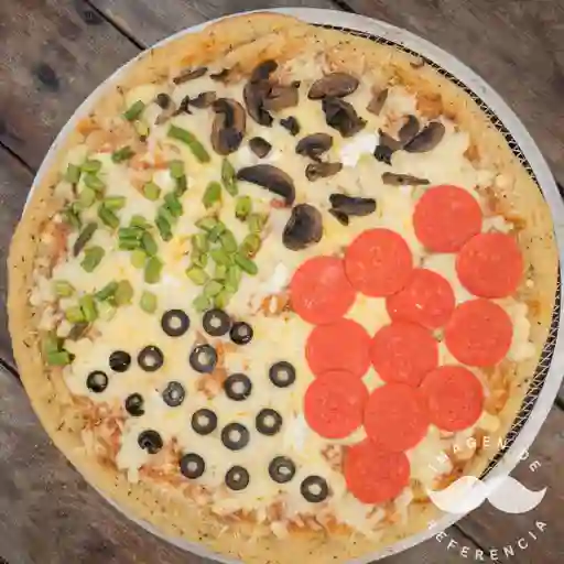 Pizza Familiar 4 Stagioni