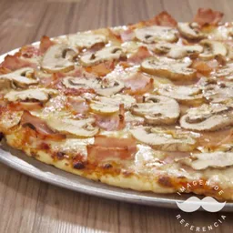 Pizza Jamón-Champiñón Pequeña