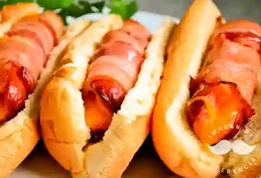 Hot Dog Tocinos y Queso