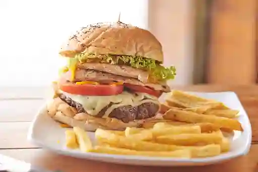 Hamburguesa Pollo Carne