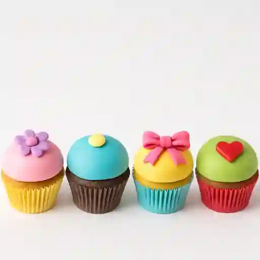 Cupcakes en Fondant