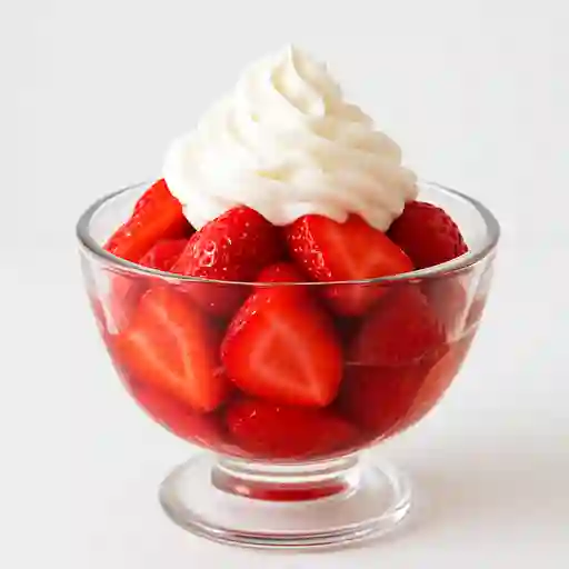 Fresas con Crema Chantilly