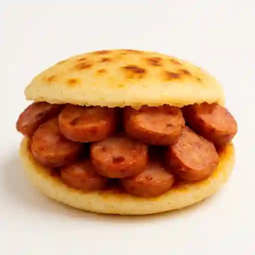 Arepa Rellena de Butifarra