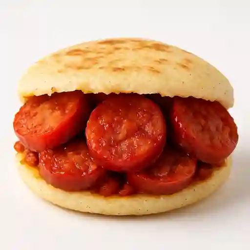 Arepa Rellena de Chorizo de Cerdo
