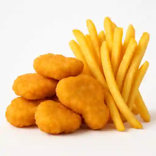 Nuguetts de Pollo con Papa a la Francesa