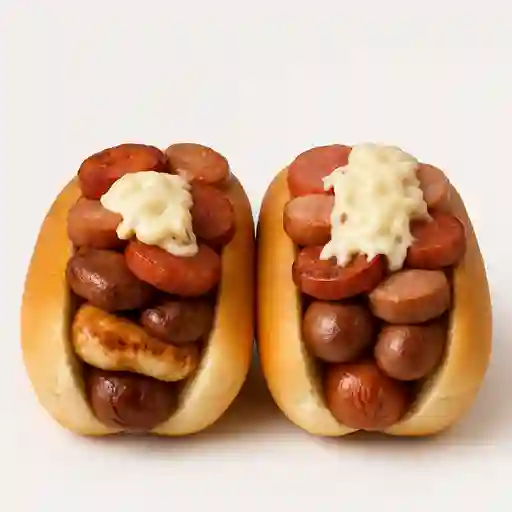 2x1 Perro 4 carnes 