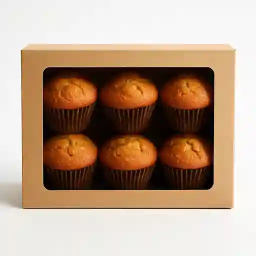 Caja de muffins x6