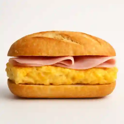 Bocata de Tortilla con Jamón Cocido