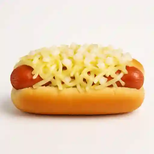 Hot Dog Queso y Cebolla
