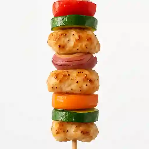 Chuzo de Pollo con Verduras