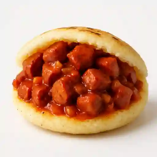 Arepa Chorizo a la Pomorola