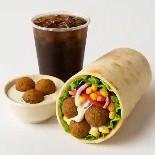 Combo Falafel Pan Pita Árabe
