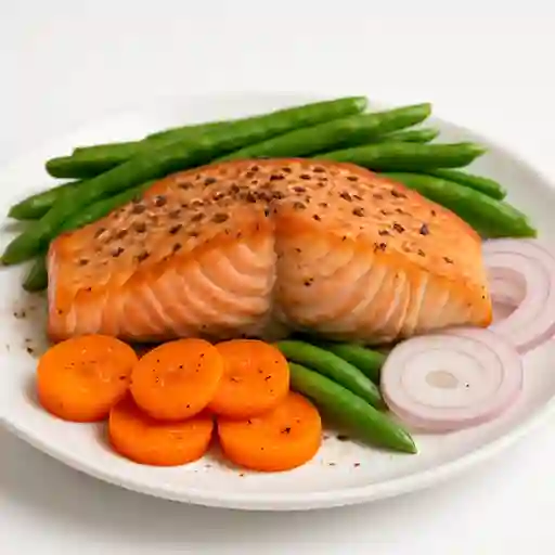 Salmón con Vegetales