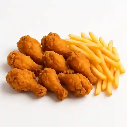 Fries Chicken And Fries French