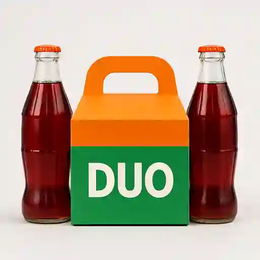 Caja Duo y 2 Gaseosas