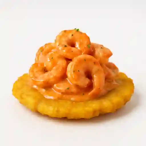 Patacón con Camarones