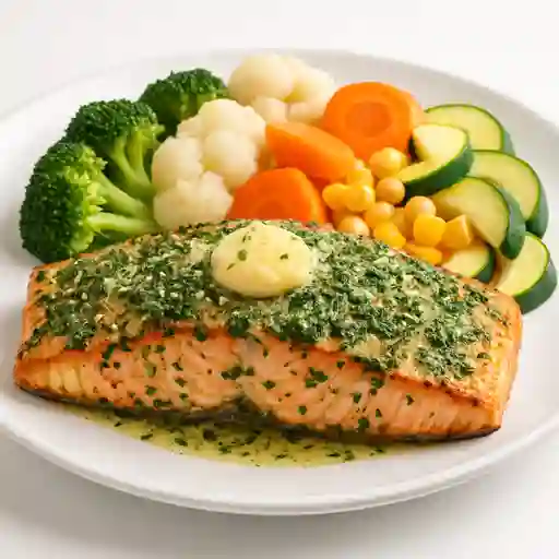 Salmón a las Finas Hierbas
