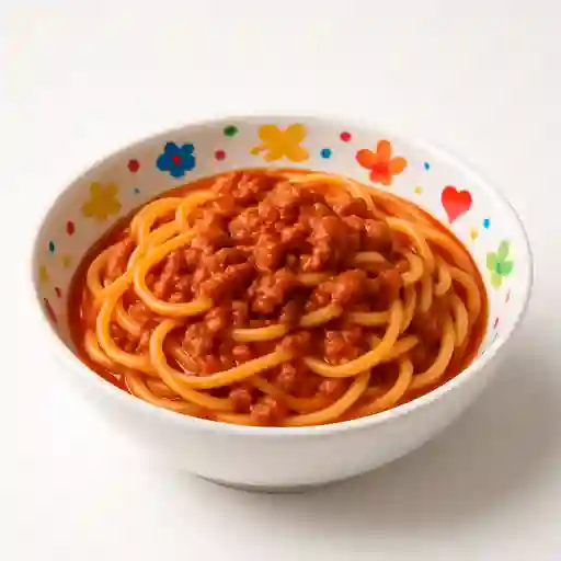 Pasta Bologñesa Infantil