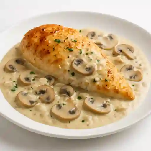 Suprema de Pollo en Salsa de Champiñones