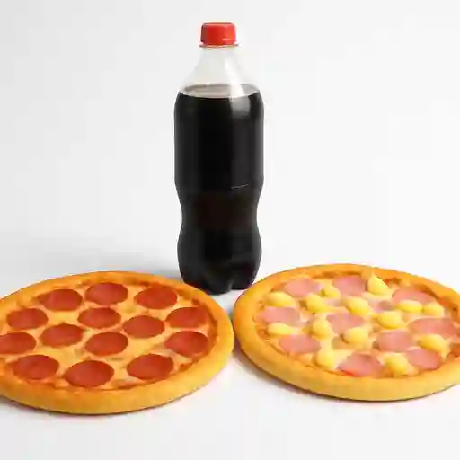 Combo 2 Pizzas con Bebidas