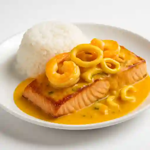 Salmón a Lo Macho