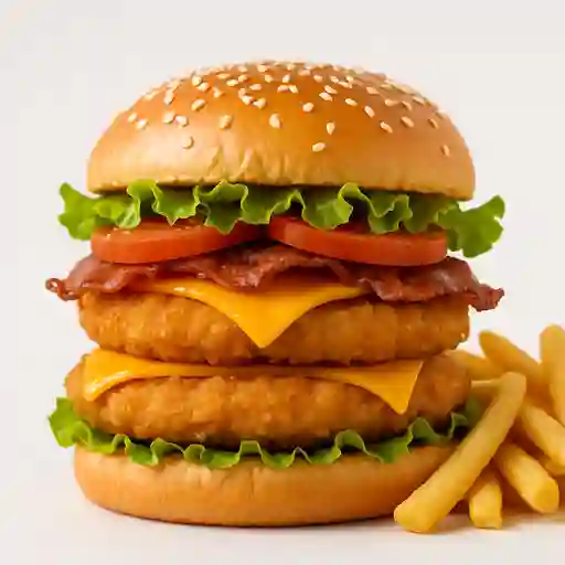 Hamburguesa Mandiricasa Doble Pollo