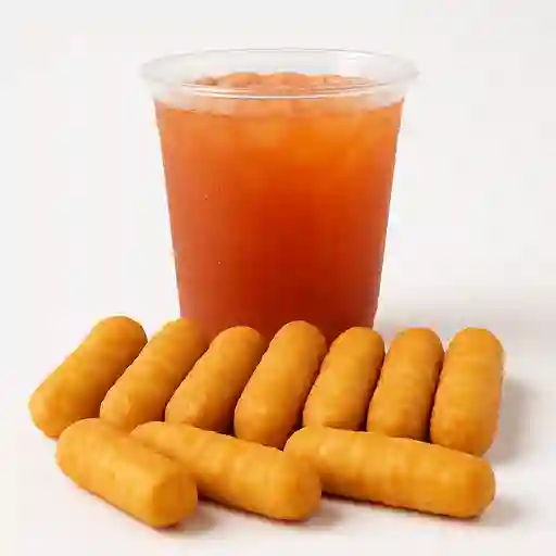10 Deditos Fritos más Bebida
