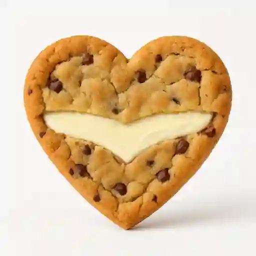 Cookie Pie Corazón Chocolate Blanco