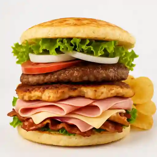 Arepa Burger Ranchera