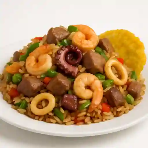 Arroz Chaufa para Tres