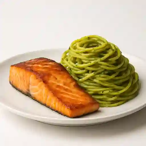 Salmón con Pasta