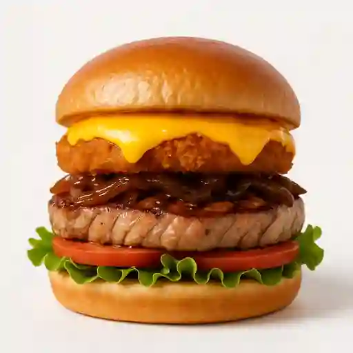 Hamburguesa Croqueta y Chuleta