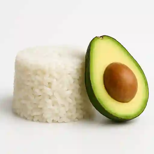 Porción Arroz Blanco y Aguacate