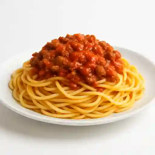 Pasta Boloñesa.