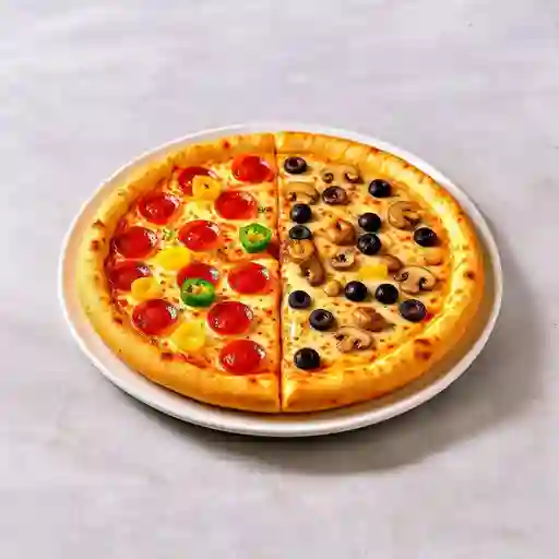 Pizza Especial con 2 Sabores