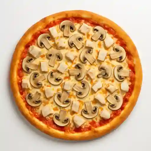 Pizza Pollo y Champiñón Medium