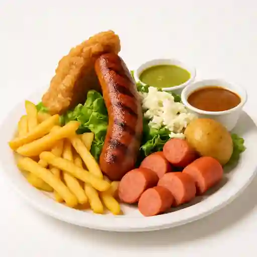 Salchimemorable Ranchicharrón (Personal)