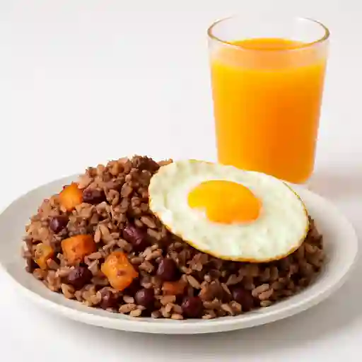 Calentao Típico con Bebida