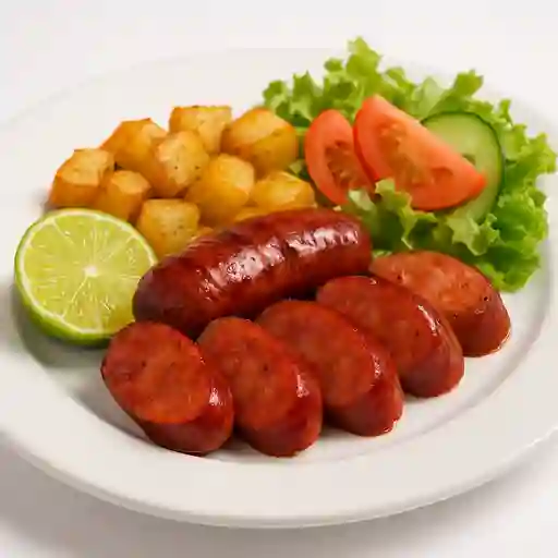 Chorizo con Guarnición