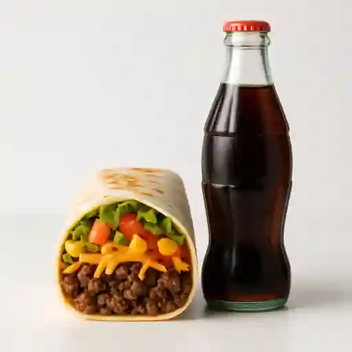 Combo Burrito Mexicano De Res