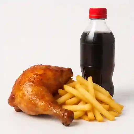 1/4 de Pollo Asado con Francesa