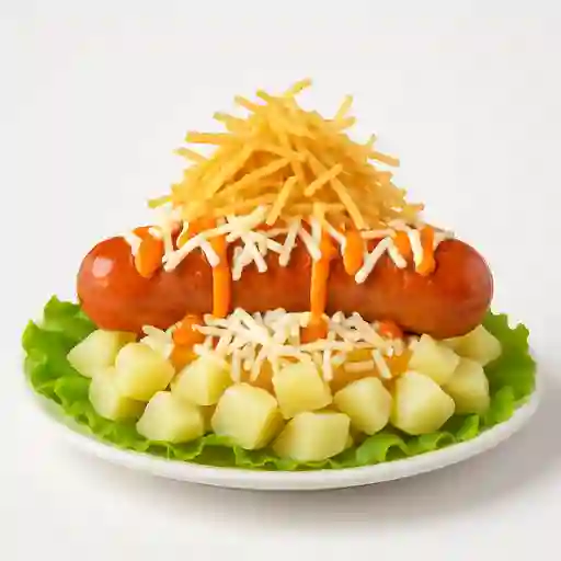 Mini Suizo Sencillo con Papas Al Vapor